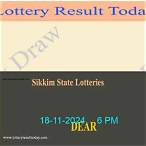 sikkim lottery result today